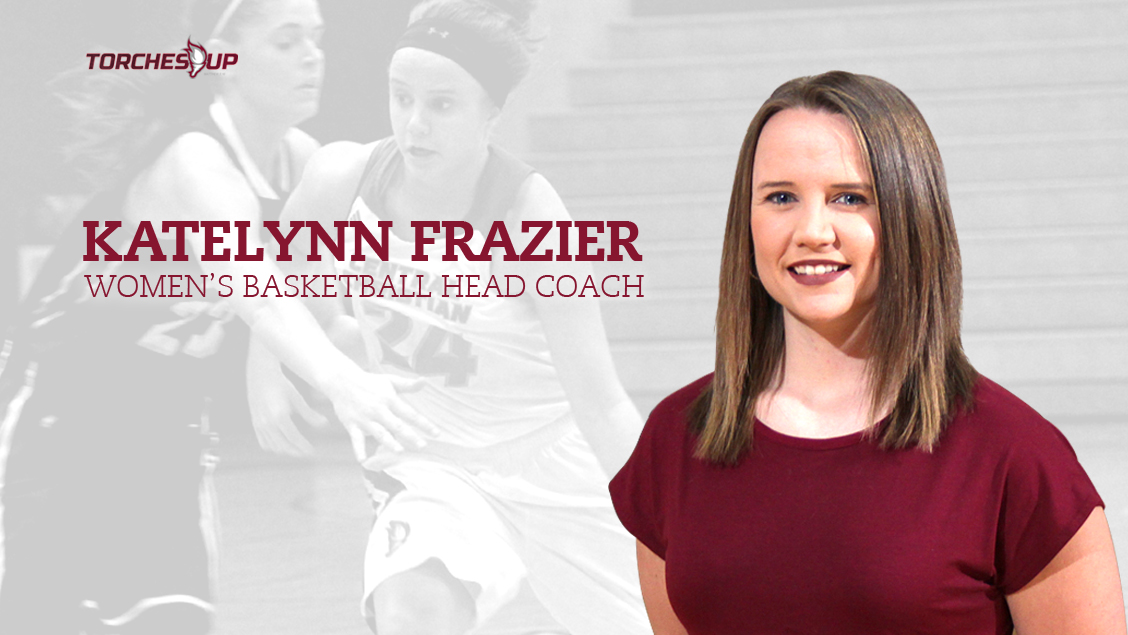 Katelynn Frazier was announced as the new head coach of the Saints women's basketball program on Wednesday.