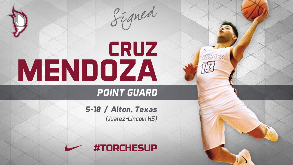 Cruz Mendoza of Alton, Texas, was announced on Friday as the second signee of the 2018 recruiting class by head coach Jack Defreitas.