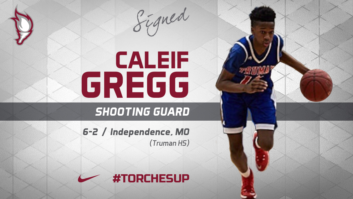 Caleif Gregg of Independence, Mo., was announced on Friday as the seventh signee of the 2018 recruiting class by head coach Jack Defreitas.