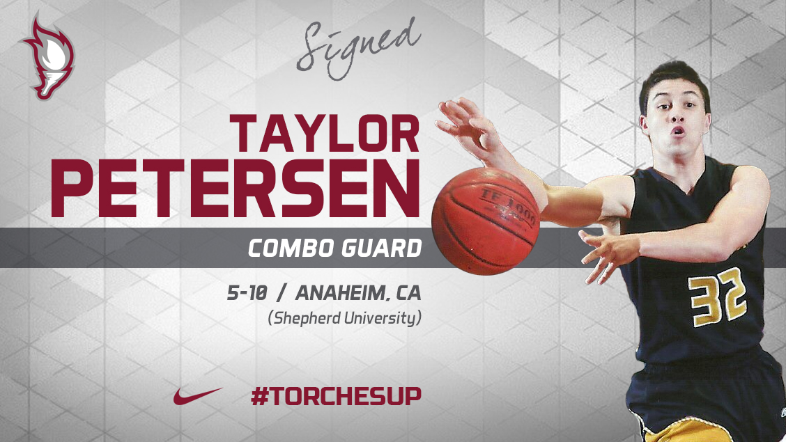 Taylor Petersen of Anaheim, Calif., was announced on Monday as the 10th signee of the 2018 recruiting class by head coach Jack Defreitas.
