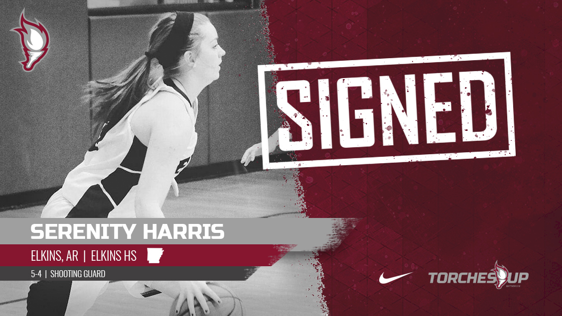 Serenity Harris of Elkins, Ark., was announced on Thursday as the third signee of the 2019 recruiting class by head coach Meagan Henson.